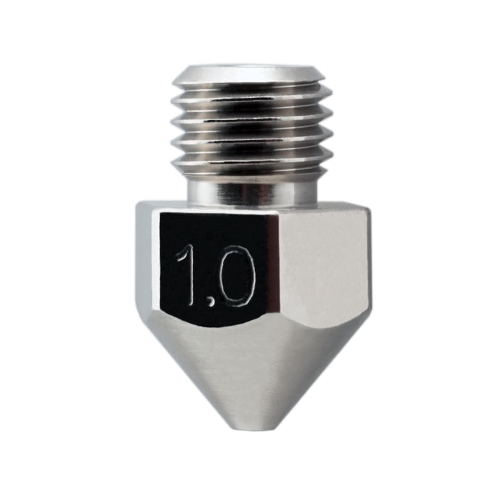 Plated Wear Resistant Nozzle for Creality CR-10S Pro/CR-10 MAX Original hotend ONLY (M6x.75mm Threads)