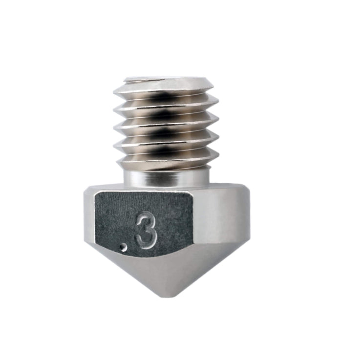 M6 Thread 3mm Filament for LulzBot TAZ 5 and 6, Hexagon Hotend Plated Wear Resistant Nozzle