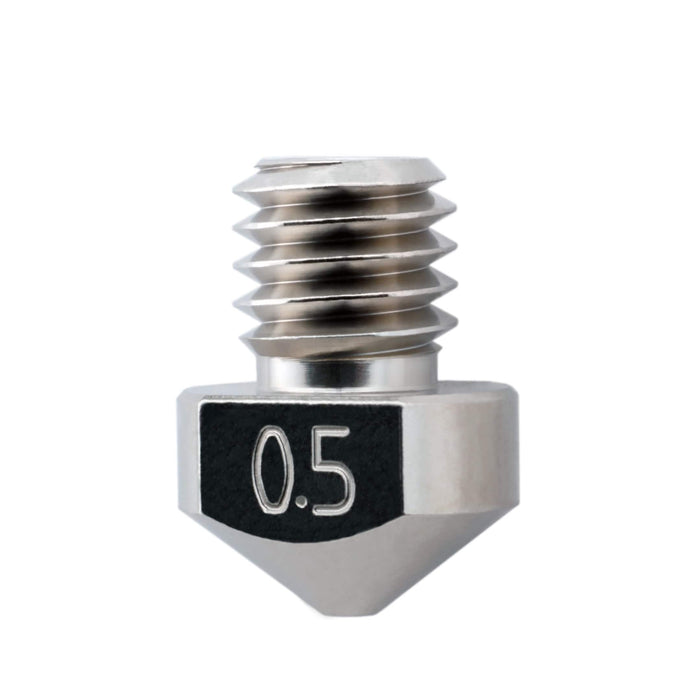 M6 Thread 3mm Filament for LulzBot TAZ 5 and 6, Hexagon Hotend Plated Wear Resistant Nozzle