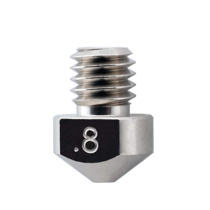 M6 Thread 3mm Filament for LulzBot TAZ 5 and 6, Hexagon Hotend Plated Wear Resistant Nozzle