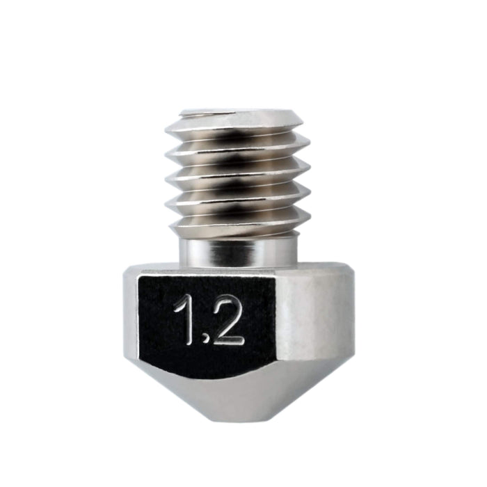 M6 Thread 3mm Filament for LulzBot TAZ 5 and 6, Hexagon Hotend Plated Wear Resistant Nozzle