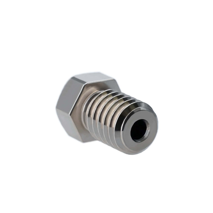 Plated A2 Hardened Tool Steel Nozzle RepRap - M6 Thread 1.75mm Filament