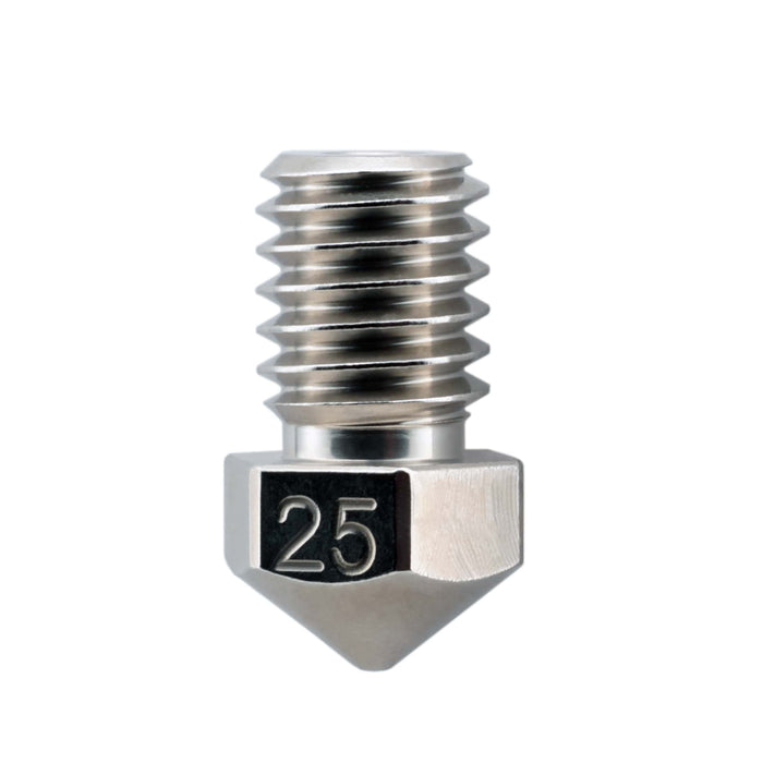 Plated Wear Resistant Nozzle RepRap - M6 Thread 1.75mm