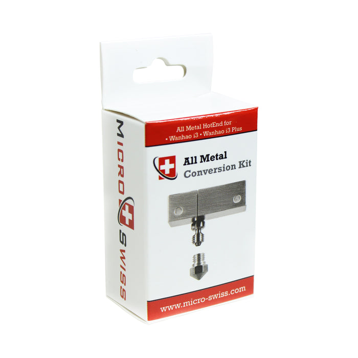 All Metal Hotend with SLOTTED Cooling Block for Wanhao i3