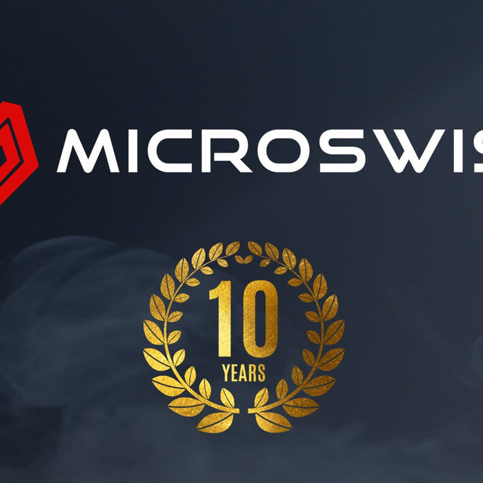Celebrating Microswiss 10th Anniversary and a Rebrand
