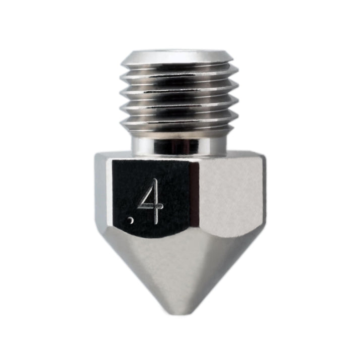 Plated Wear Resistant Nozzle for Creality CR-10S Pro/CR-10 MAX Original hotend ONLY (M6x.75mm Threads)