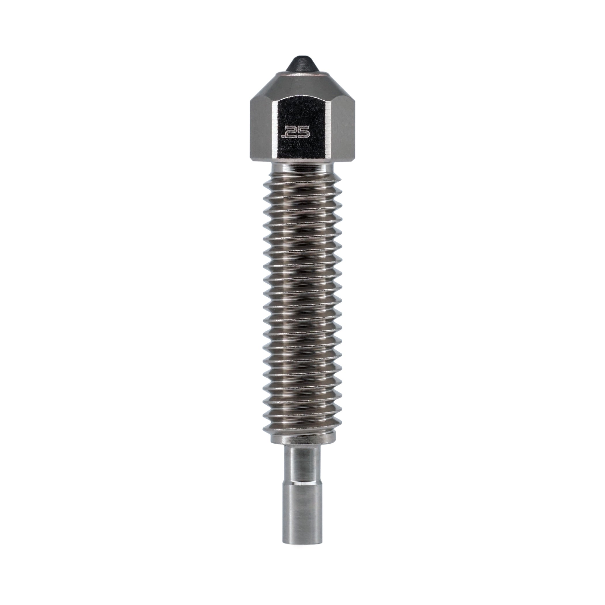 Buse D'impression 3D FlowTech DiamondBack 0.25mm - Insert En Diamant PCD Ultra-résistant - Pour Filaments Abrasifs (carbone) - Compatible FlowTech