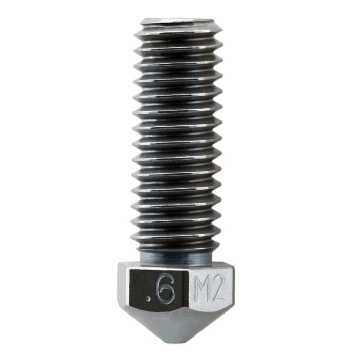 M2 Hardened High Speed Steel High Flow 1.75mm Nozzle
