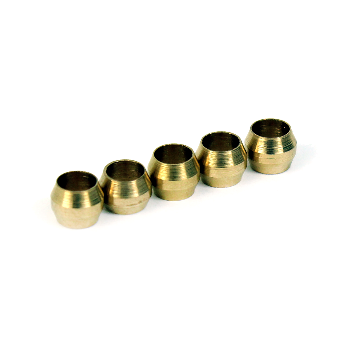 Spare 4mm brass Compression Sleeves (Pack of 5) — Microswiss Online Store